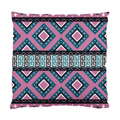 Pink Pattern Design Vintage Standard Cushion Case (two Sides) by Ravend