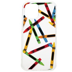 Crayons Color Pencils Stationary Iphone 12 Pro Max Tpu Uv Print Case by Ravend