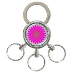 Wallpaper Decoration Generated 3-Ring Key Chain Front