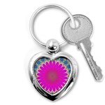 Wallpaper Decoration Generated Key Chain (Heart) Front