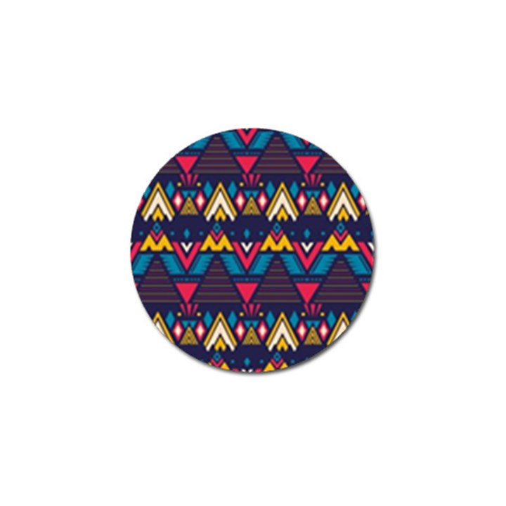 Pattern Colorful Aztec Golf Ball Marker (4 pack)