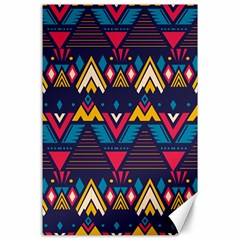 Pattern Colorful Aztec Canvas 24  X 36  by Ravend