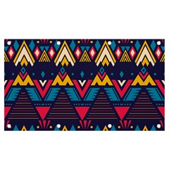 Pattern Colorful Aztec Banner And Sign 7  X 4  by Ravend