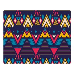 Pattern Colorful Aztec Premium Plush Fleece Blanket (large) by Ravend