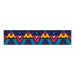 Pattern Colorful Aztec Velvet Scrunchie by Ravend