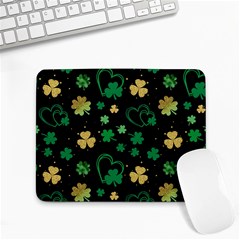 Clovers Flowers Clover Pat Small Mousepad by Ravend