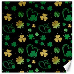 Clovers Flowers Clover Pat Canvas 20  X 20  by Ravend