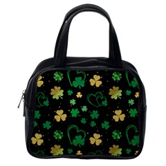 Clovers Flowers Clover Pat Classic Handbag (one Side) by Ravend