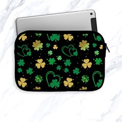 Clovers Flowers Clover Pat Apple Ipad Mini Zipper Cases by Ravend