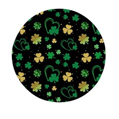 Clovers Flowers Clover Pat Mini Round Pill Box by Ravend