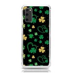 Clovers Flowers Clover Pat Samsung Galaxy S20 6.2 Inch TPU UV Case Front