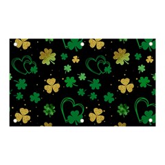 Clovers Flowers Clover Pat Banner And Sign 5  X 3  by Ravend