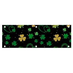 Clovers Flowers Clover Pat Banner And Sign 6  X 2  by Ravend