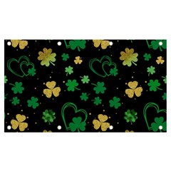 Clovers Flowers Clover Pat Banner And Sign 7  X 4  by Ravend