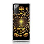 Mushroom Fungus Gold Psychedelic Samsung Galaxy Note 20 TPU UV Case Front