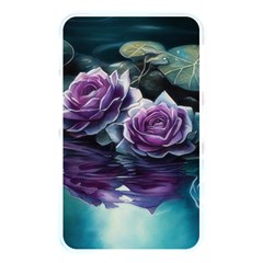 Roses Water Lilies Watercolor Memory Card Reader (rectangular) by Ravend