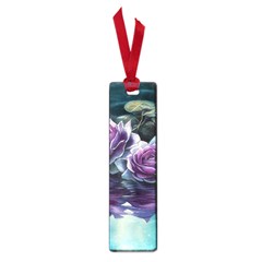 Roses Water Lilies Watercolor Small Book Marks by Ravend