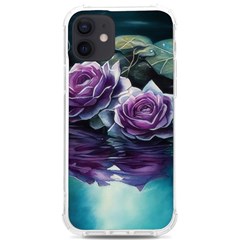 Roses Water Lilies Watercolor Iphone 12/12 Pro Tpu Uv Print Case by Ravend