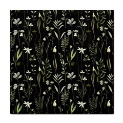 Plants Floral Art Pattern Design Tile Coaster