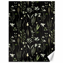 Plants Floral Art Pattern Design Canvas 36  x 48 