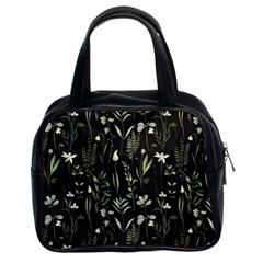 Plants Floral Art Pattern Design Classic Handbag (two Sides) by Ravend