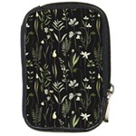 Plants Floral Art Pattern Design Compact Camera Leather Case Front