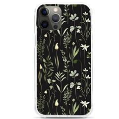 Plants Floral Art Pattern Design Iphone 12 Pro Max Tpu Uv Print Case by Ravend