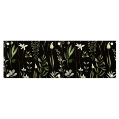 Plants Floral Art Pattern Design Banner And Sign 6  X 2  by Ravend