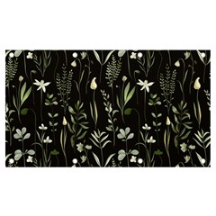 Plants Floral Art Pattern Design Banner And Sign 7  X 4  by Ravend