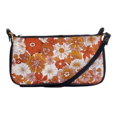 Flowers Petals Leaves Floral Print Shoulder Clutch Bag by Ravend