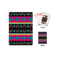 Abstract Art Pattern Design Old Vintage Playing Cards Single Design (mini)