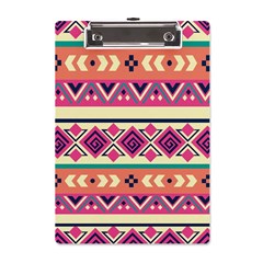 Unique Pattern Design Vintage Retro Art A5 Acrylic Clipboard