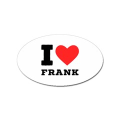 I Love Frank Sticker Oval (10 Pack)