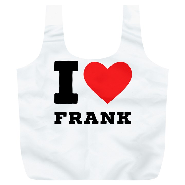 I love frank Full Print Recycle Bag (XL)