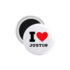 I Love Justin 1 75  Magnets by ilovewhateva