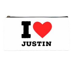 I Love Justin Pencil Case by ilovewhateva