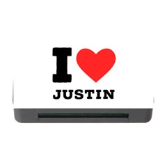 I Love Justin Memory Card Reader With Cf by ilovewhateva