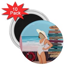 Vacation On The Ocean 2 25  Magnets (10 Pack)  by SychEva