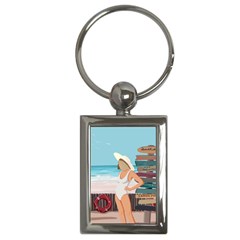 Vacation On The Ocean Key Chain (rectangle) by SychEva