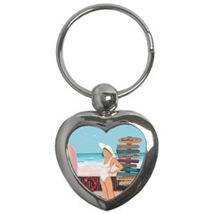 Vacation On The Ocean Key Chain (heart) by SychEva