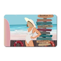 Vacation On The Ocean Magnet (rectangular) by SychEva