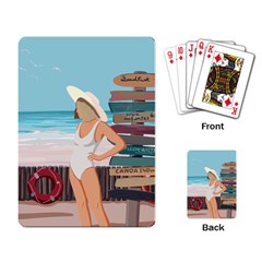 Vacation On The Ocean Playing Cards Single Design (rectangle) by SychEva