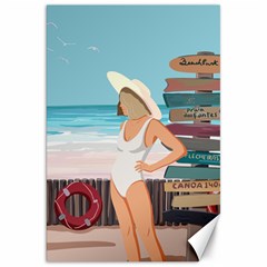 Vacation On The Ocean Canvas 20  X 30  by SychEva