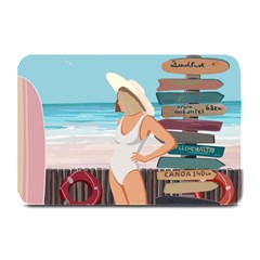 Vacation On The Ocean Plate Mats by SychEva