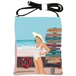 Vacation On The Ocean Shoulder Sling Bag Front