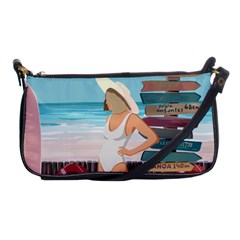 Vacation On The Ocean Shoulder Clutch Bag by SychEva