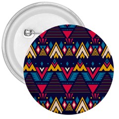 Pattern Colorful Aztec 3  Buttons by Wegoenart