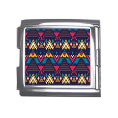 Pattern Colorful Aztec Mega Link Italian Charm (18mm) by Wegoenart