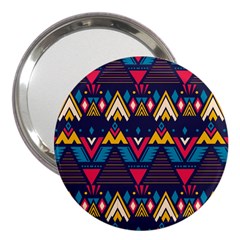 Pattern Colorful Aztec 3  Handbag Mirrors by Wegoenart