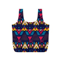 Pattern Colorful Aztec Full Print Recycle Bag (s) by Wegoenart